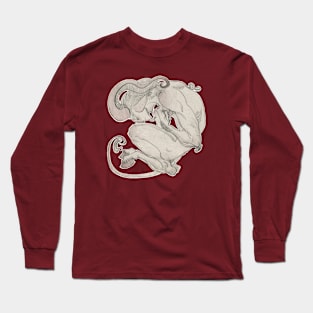 Fawn curled up Long Sleeve T-Shirt